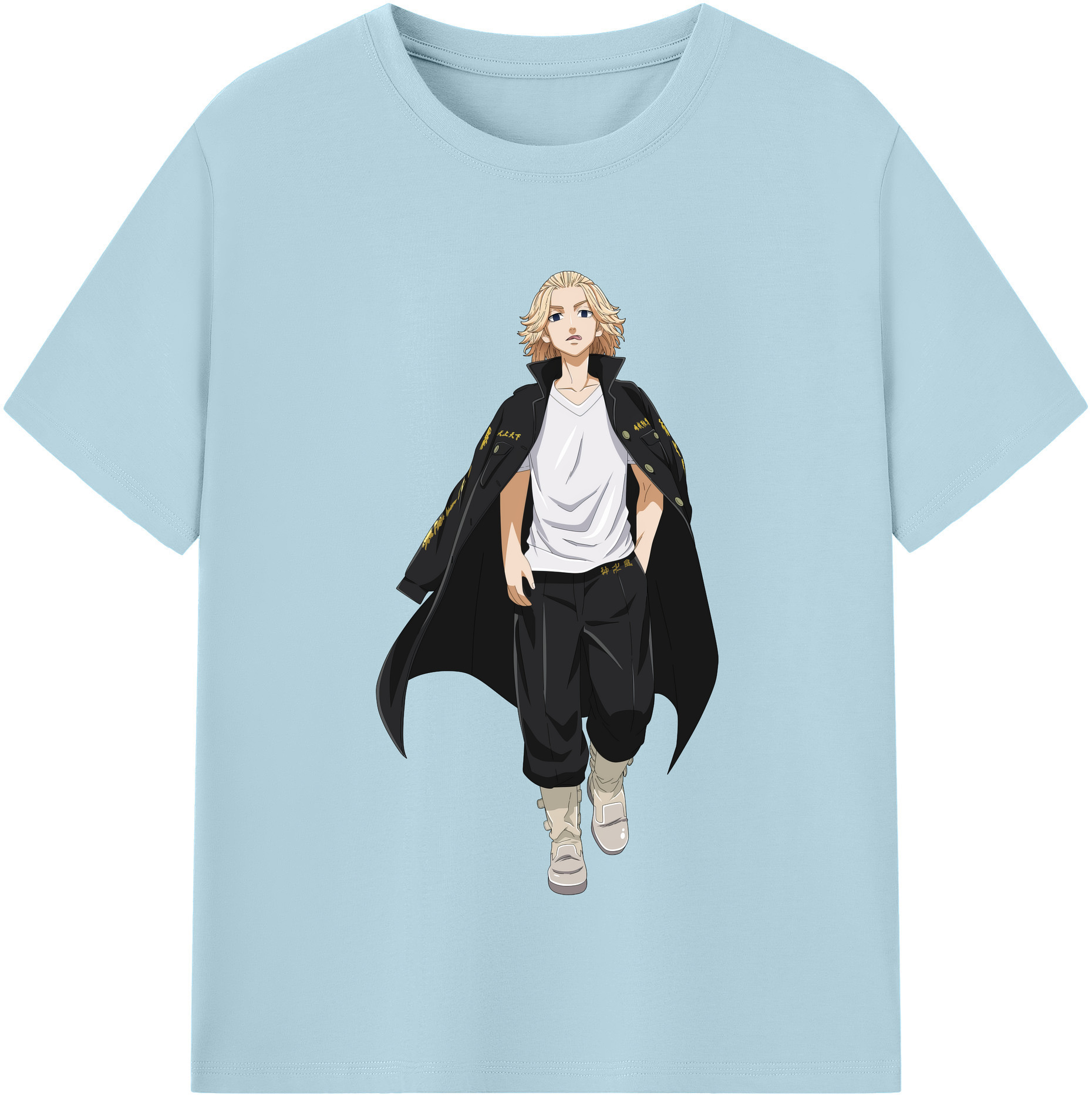 （画像用） 東京リベンジャーズ Tokyo Revengers 綿100％半袖Tシャツ（フロントプリント）